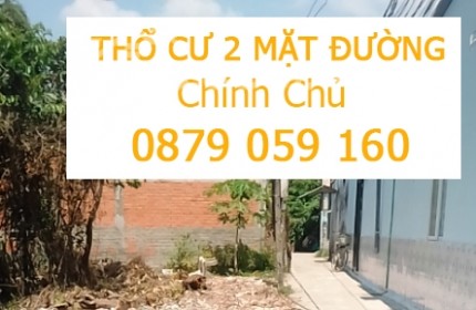 Đất thổ cư 2 Mặt Đường chính chủ 80m2 lộ 5m